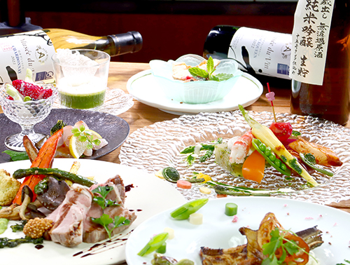 旬野菜の野乃庵コース